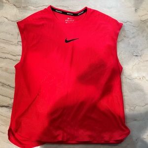 Nike Red Tank Top Size Small